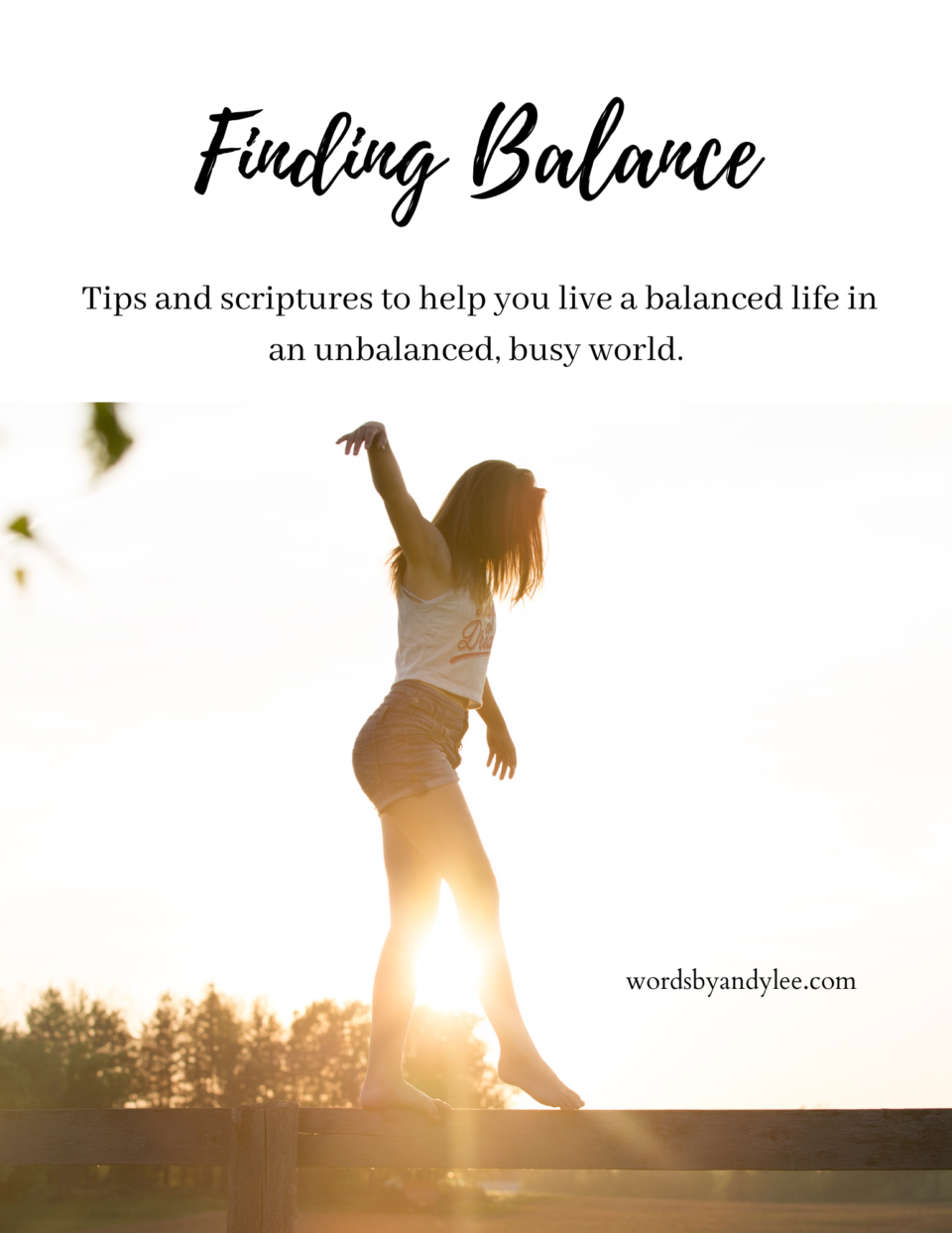 how to find balance